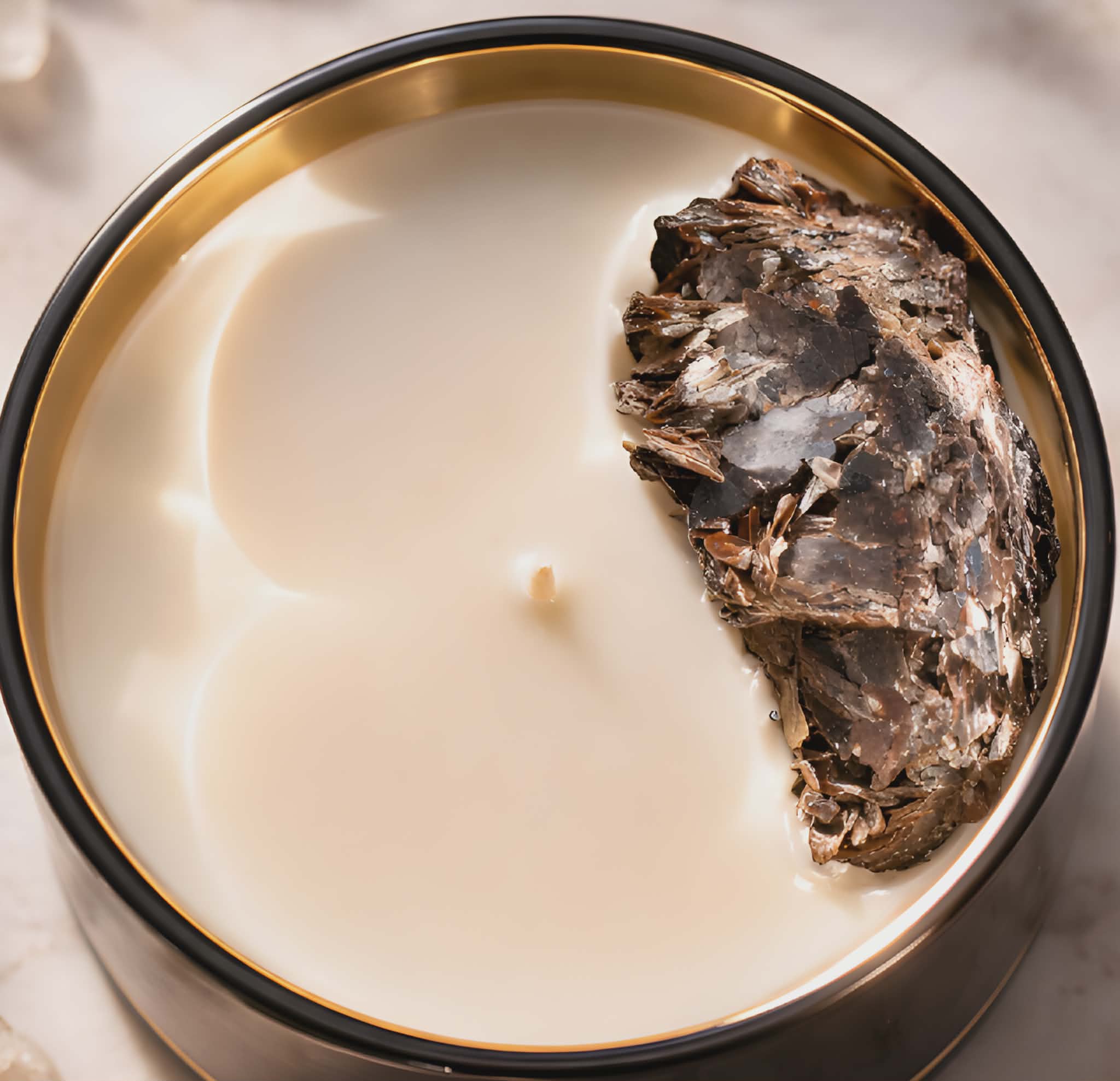 Scented candle: "Abundance Codes"