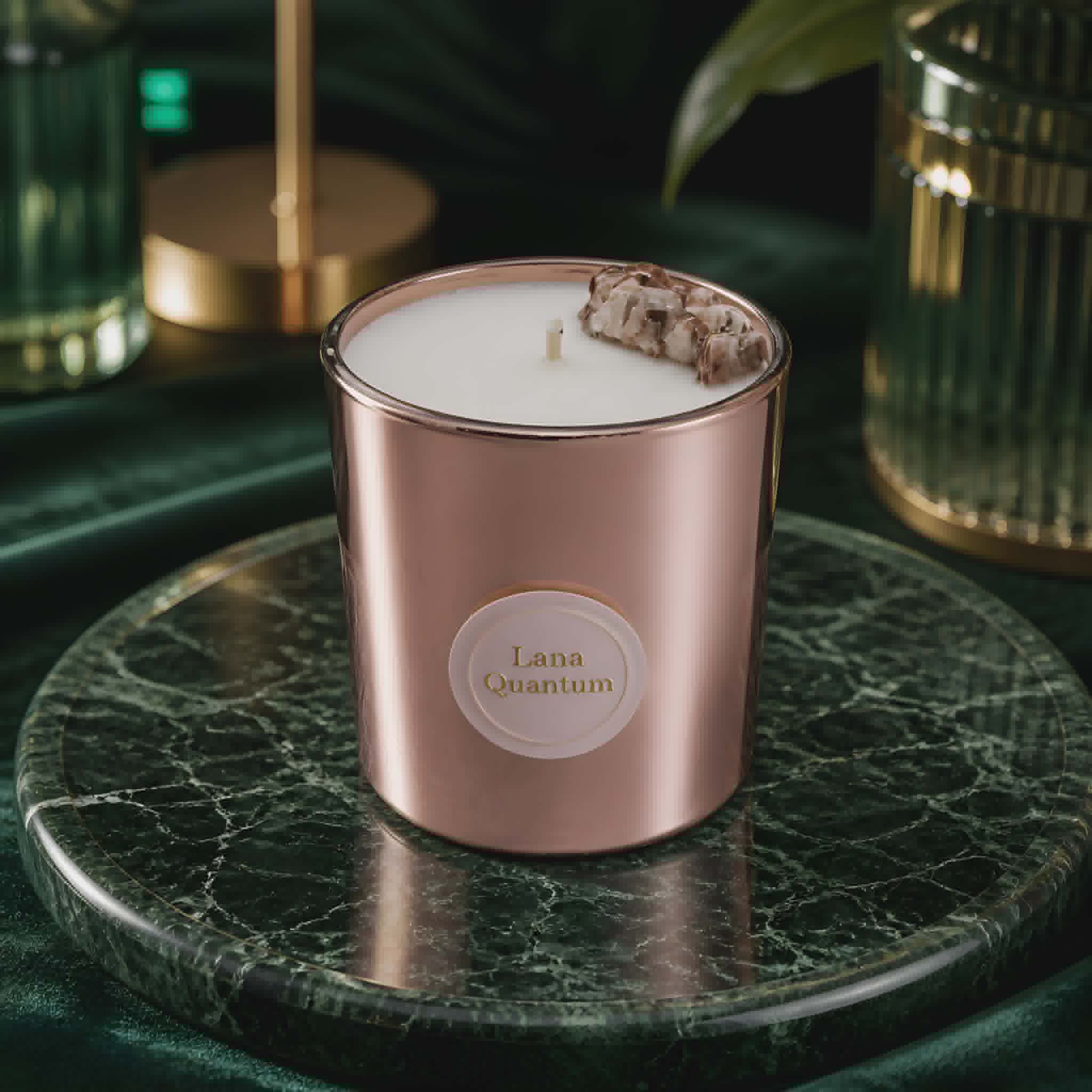 Scented candle: "Trust the Process"