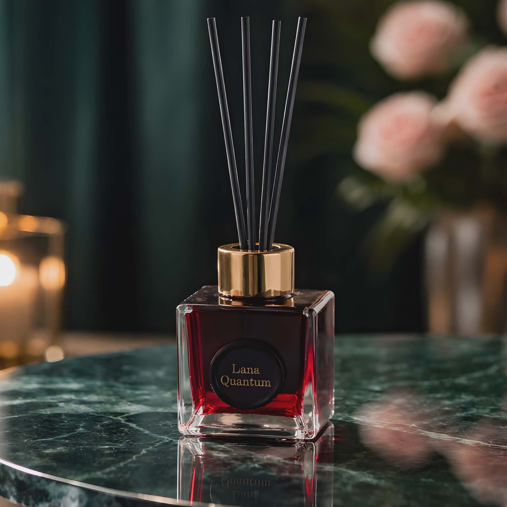 Reed diffuser: "You Are Pure Potential..." - Rose & Jasmine