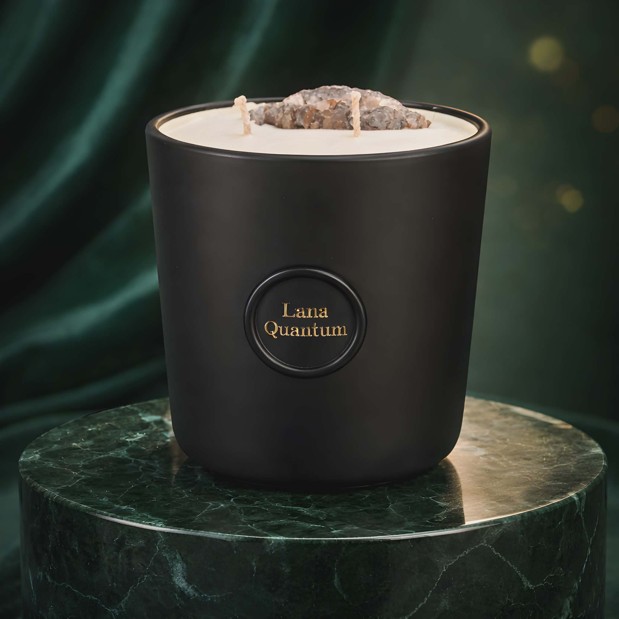 Two-wick scented candle: "Abundance Codes"